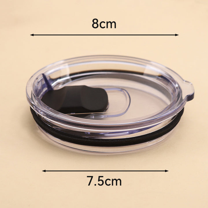 Spillproof Replacement Insulated Tumbler Lid With Silicone Gasket Flip Drinking Cover