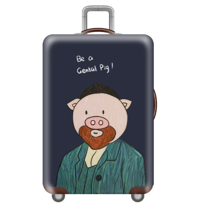 Women's Hard Shell Suitcase with Unique Illustration Design Kalsten