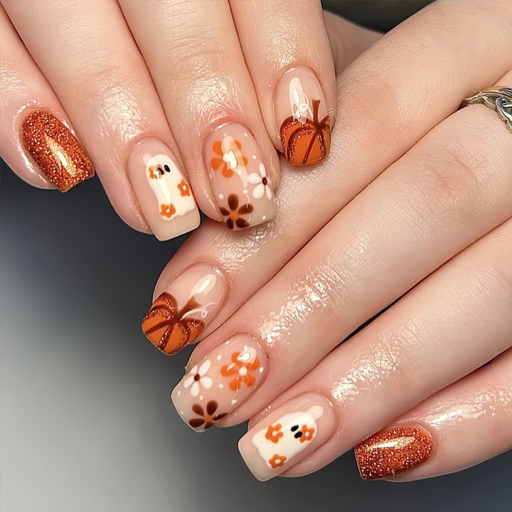 Seasonal Themed Press-On Nail Art Enhancements Kalsten