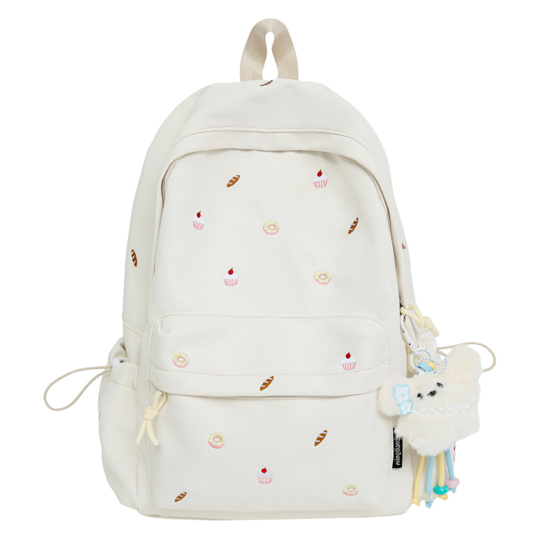 Playful backpack with unique back pattern appliqués Kalsten