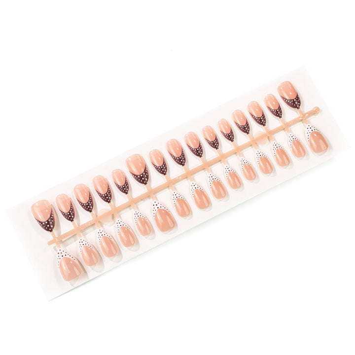 Decorative Pointed Tip Press-On Nails
