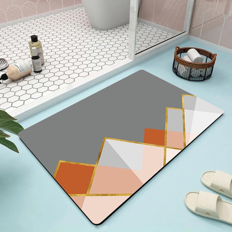 Abstract Geometric Bath Mat