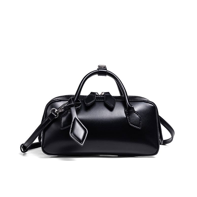 Structured Leather Mini Satchel Kalsten