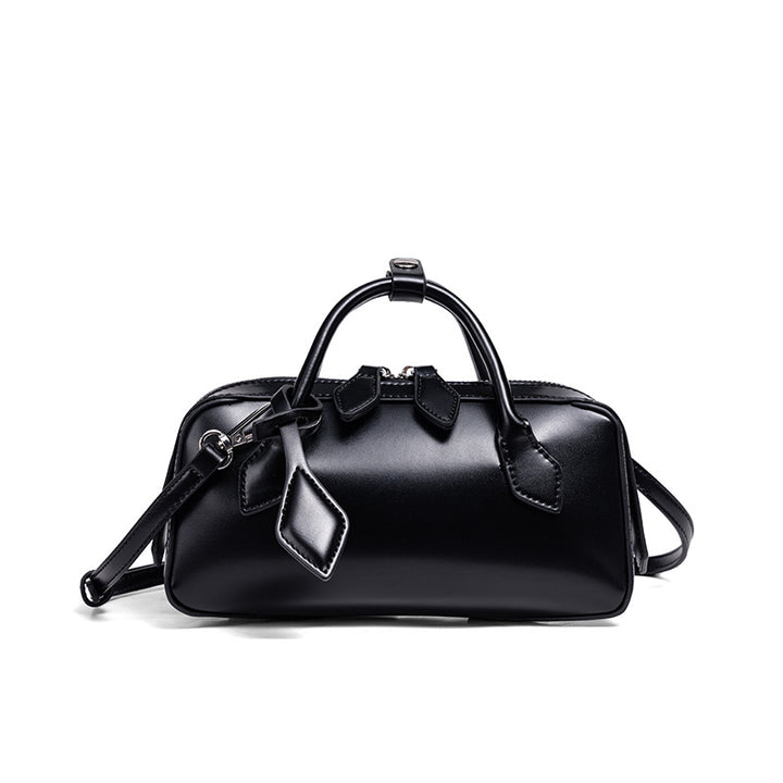 Structured Leather Mini Satchel Kalsten