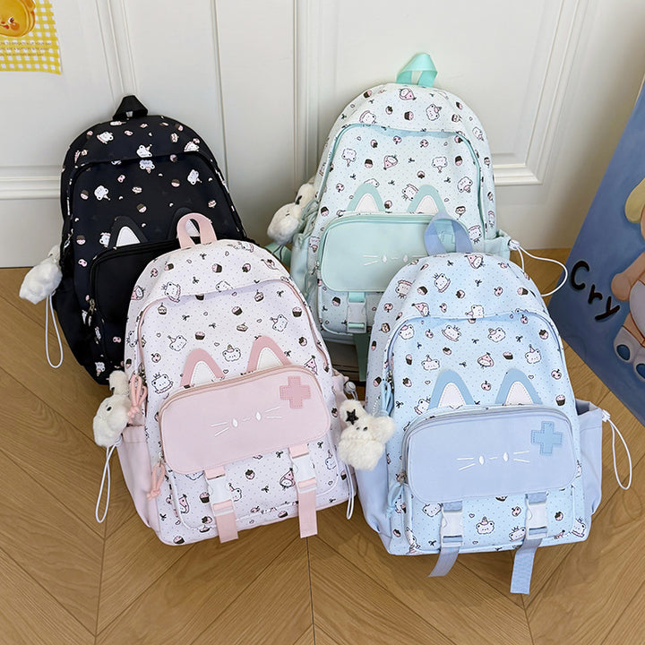 Cartoon-Themed Cat Ears Backpack Kalsten