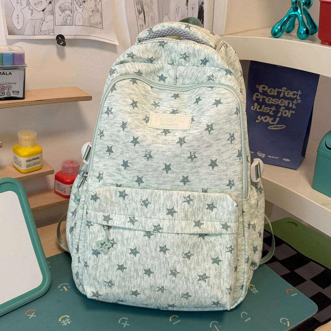 Fun Star-Printed School Backpack Kalsten
