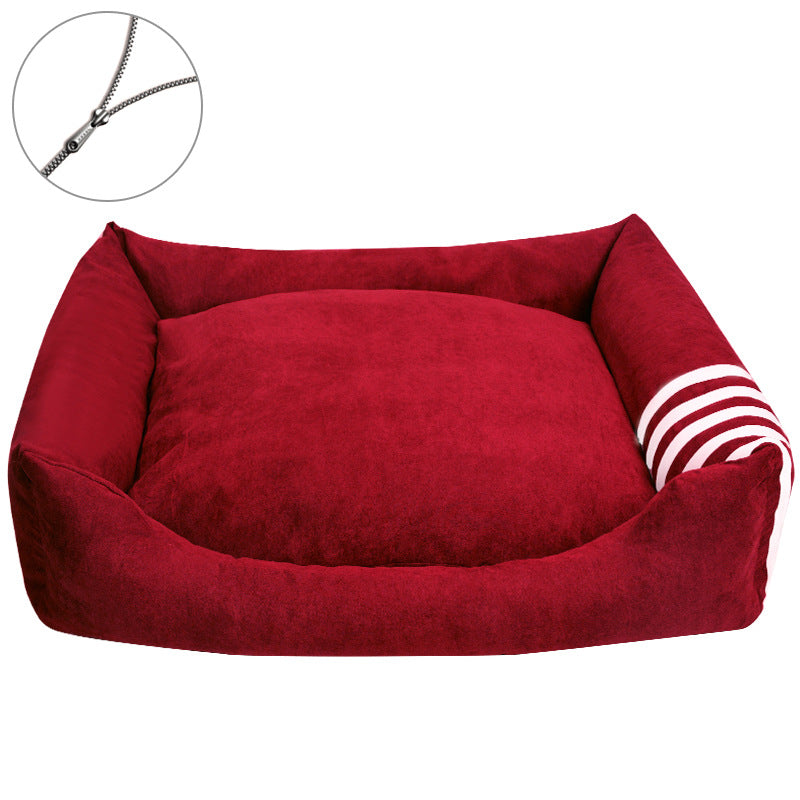 Cozy Bolstered Dog Bed