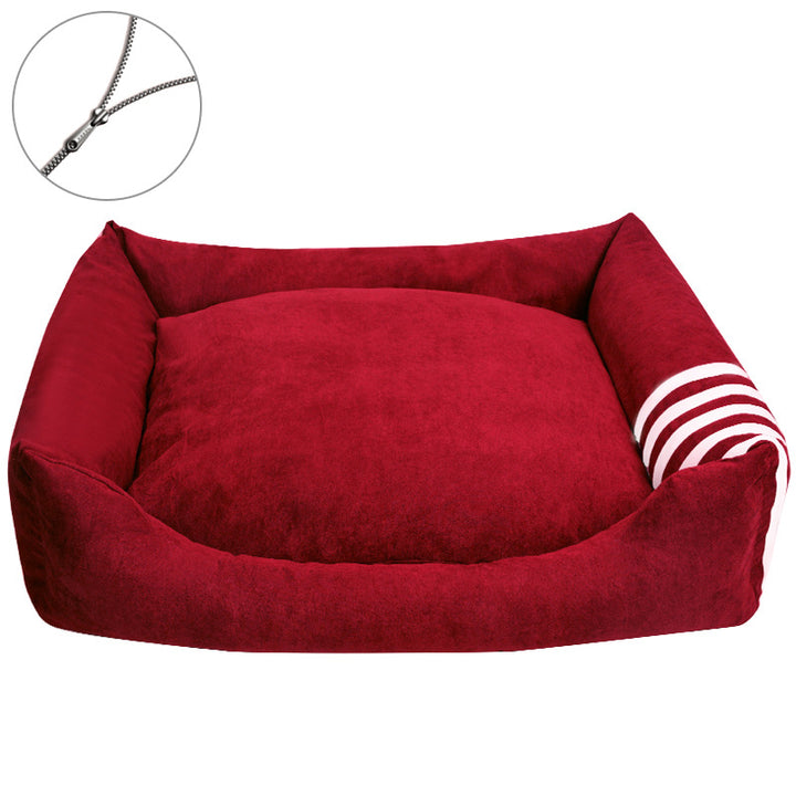 Cozy Bolstered Dog Bed