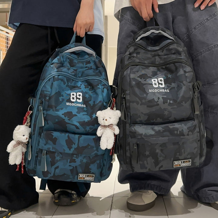 Versatile Camouflage Backpack with Multi-Pocket Design Kalsten