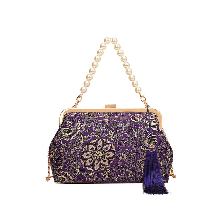 Vintage Silk Evening Handbag