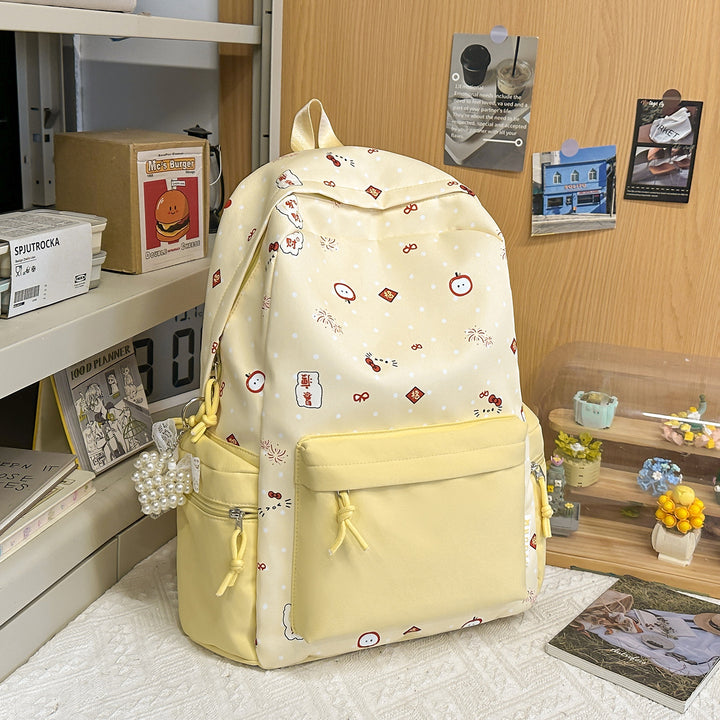 Playful Illustrated Cartoon Backpack Kalsten