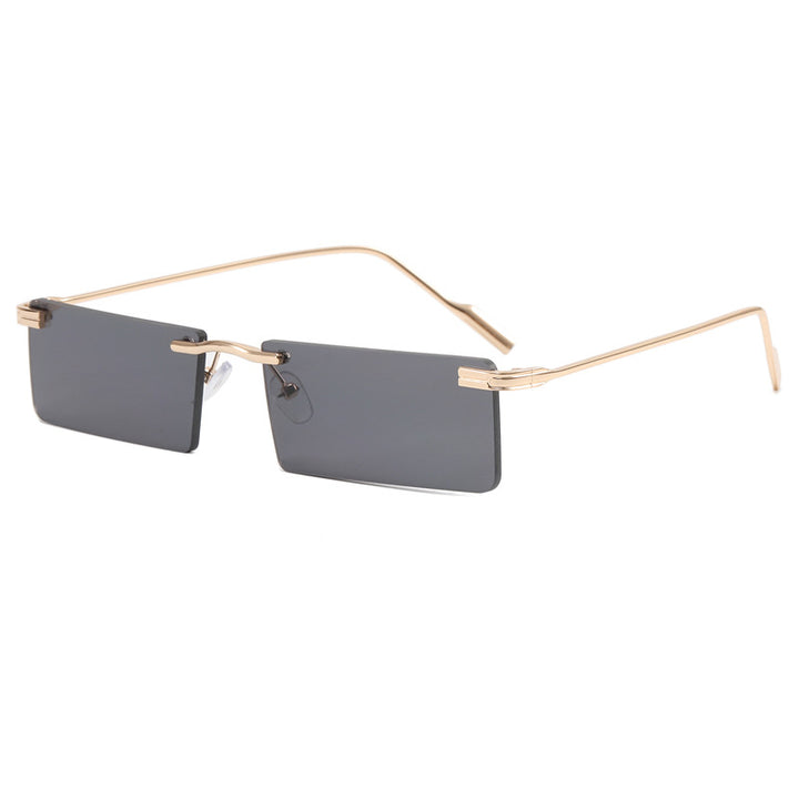 Women's Fashion Rectangular Sunglasses with Elegant Metal Frame Kalsten