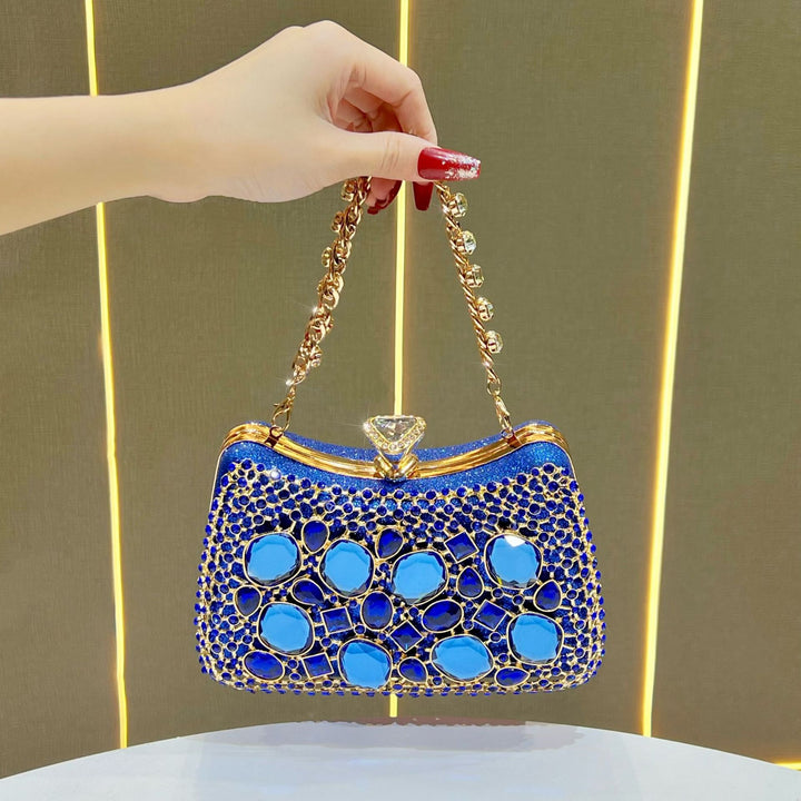 Opulent Bejeweled Evening Clutch