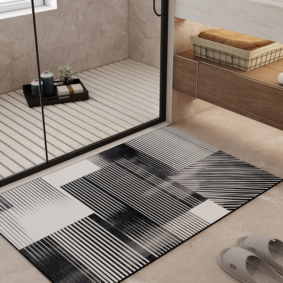 Geometric Pattern Bath Mat Kalsten