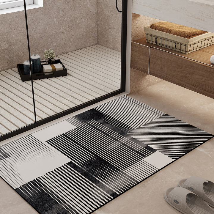 Geometric Pattern Bath Mat Kalsten