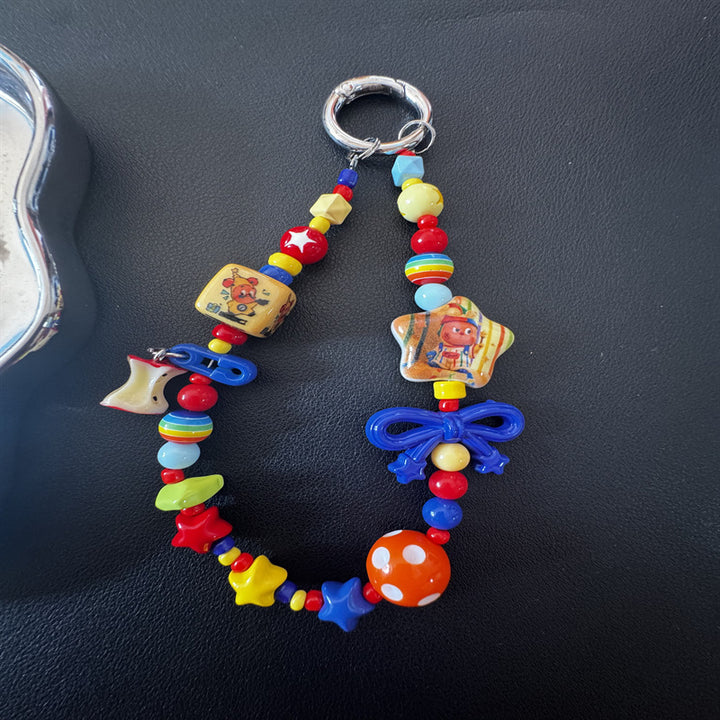 Playful Beaded Keychain Kalsten