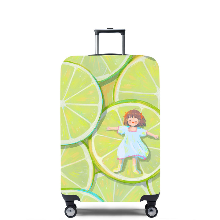 Women's Hard Shell Suitcase with Unique Illustrative Design Kalsten