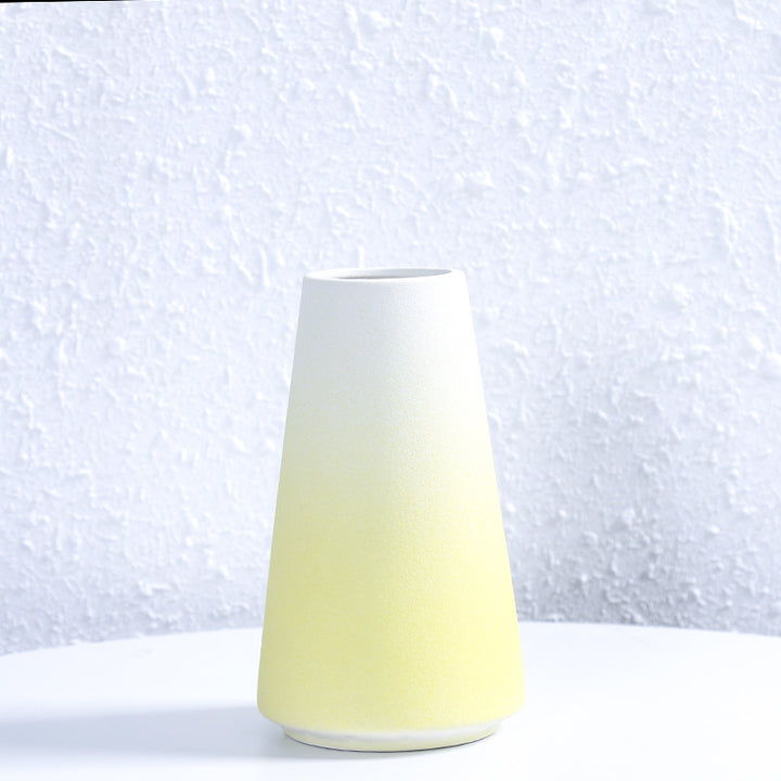 Modern Textured Ceramic Flower Vessel Kalsten