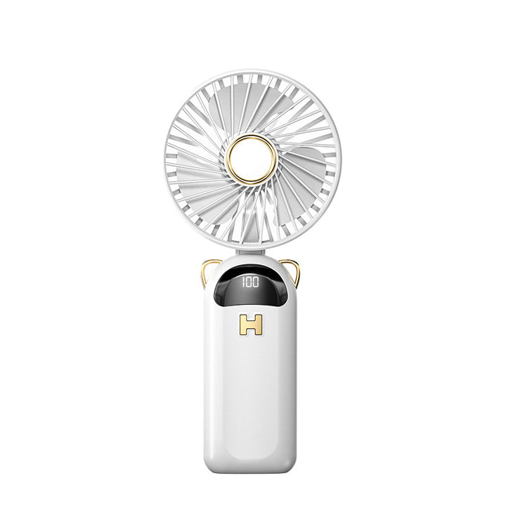 Women Portable Handheld Fan with LCD Display Kalsten