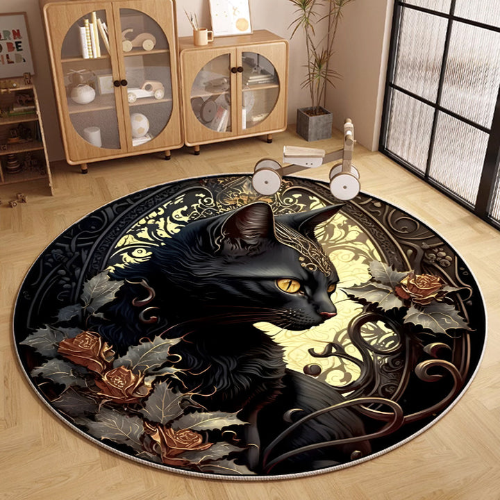 Artistic Round Area Rug Kalsten