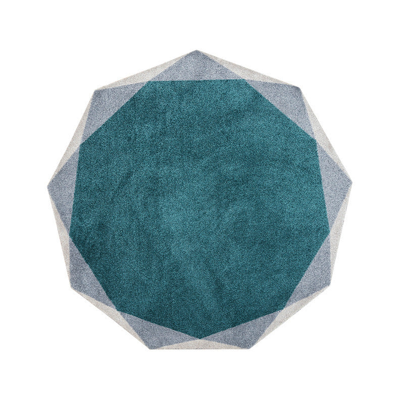Decorative Round Area Mat Kalsten