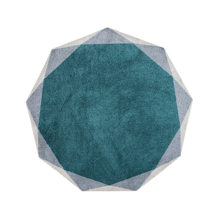 Decorative Round Area Mat Kalsten