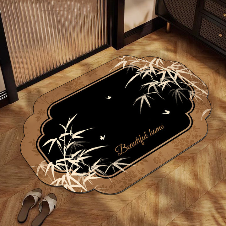 Floral Print Indoor Area Mat