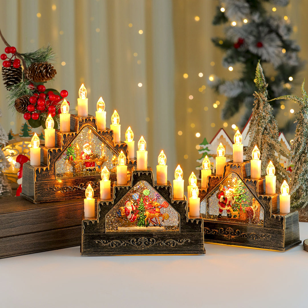 LED Illuminated Christmas Scene Decoration Kalsten