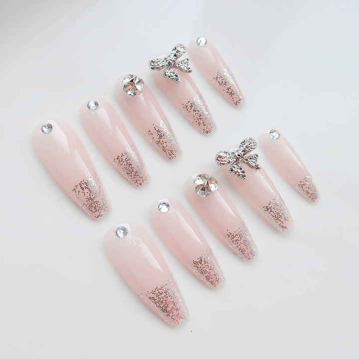 Glamorous Glittery Press-On Nail Set