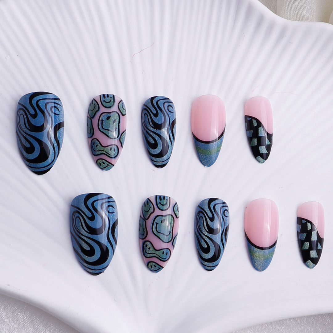 Artistic Abstract Nail Art
