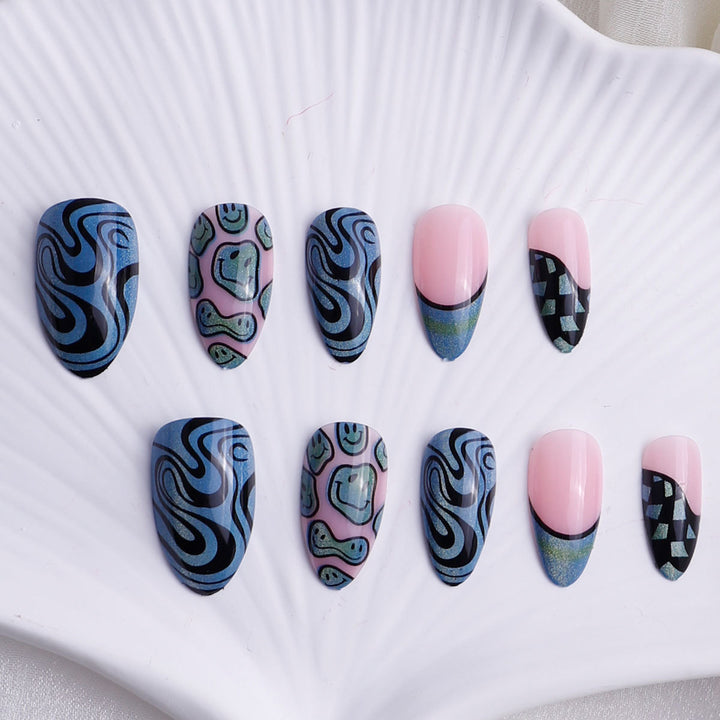 Artistic Abstract Nail Art