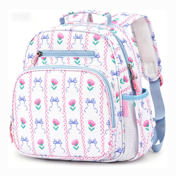 Floral Patterned School Backpack Kalsten