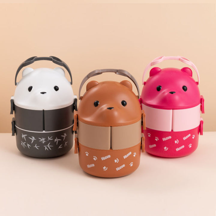 Cute Bear-Themed Bento Lunch Box