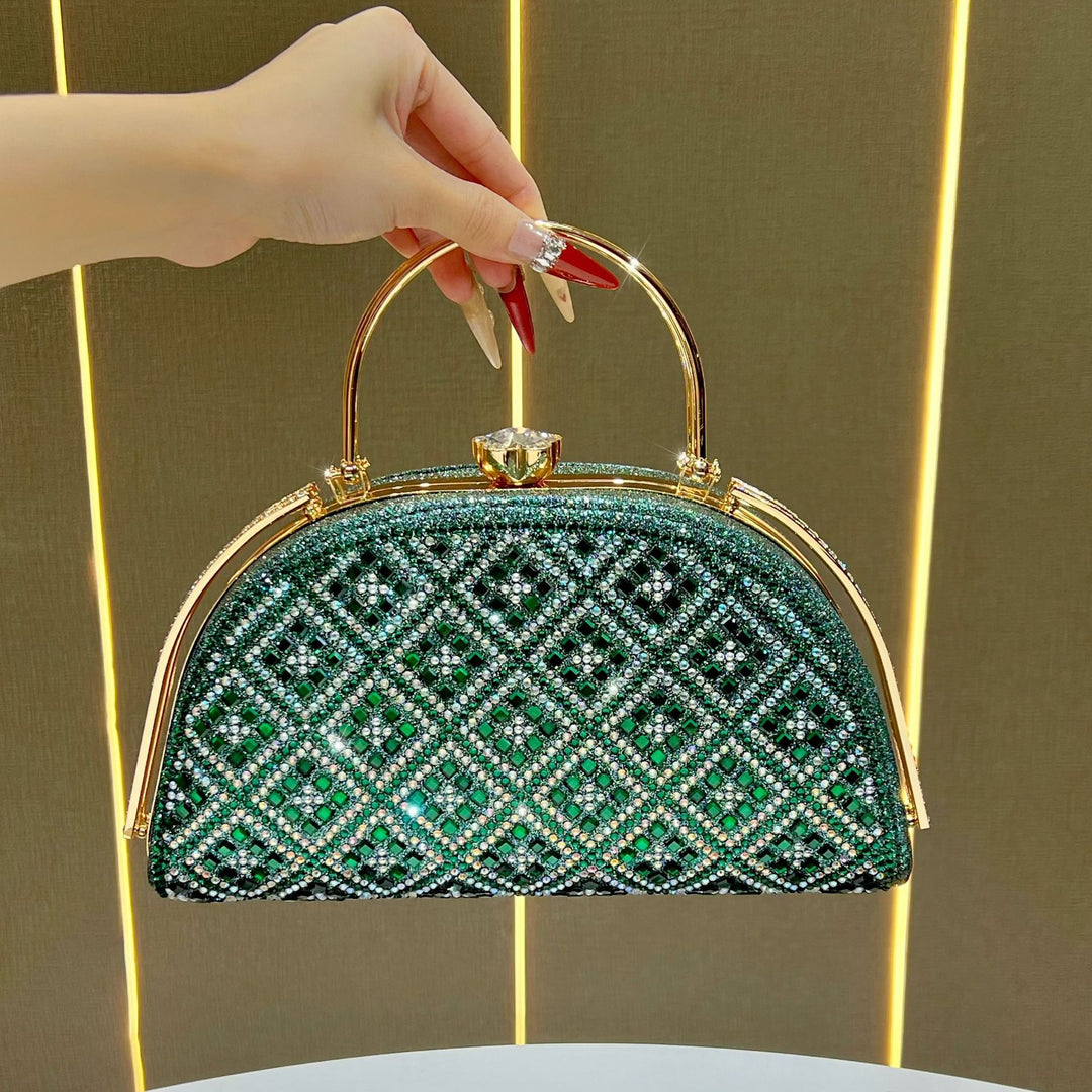 Vintage Inspired Bejeweled Evening Handbag