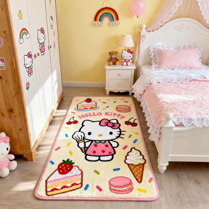 Cartoon-Themed Plush Area Rug