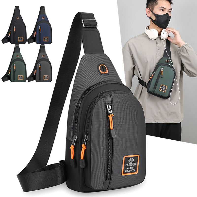 Military-Inspired Versatile Sling Bag Kalsten