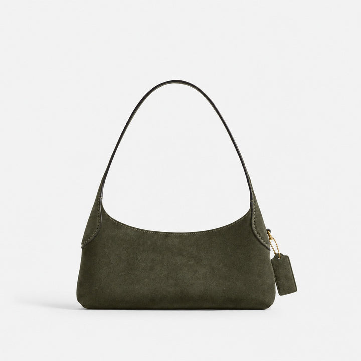 Elegant Suede Shoulder Purse