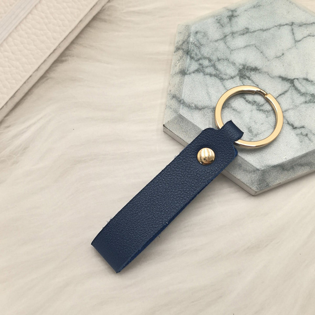 Unisex keychain with elegant artificial leather design Kalsten