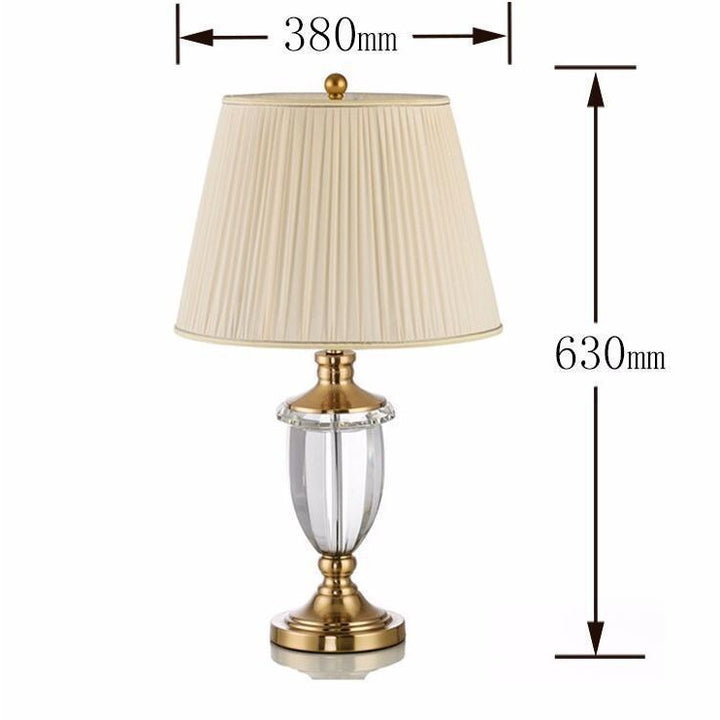 Elegant Crystal Glass Table Lamp