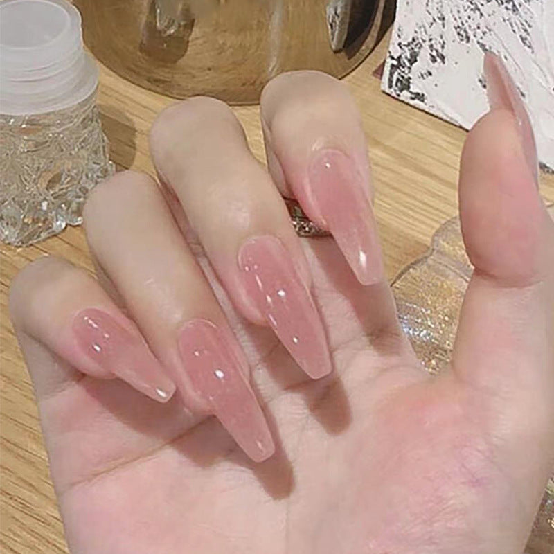 Stiletto-Shaped Glossy Press-On Nails Set