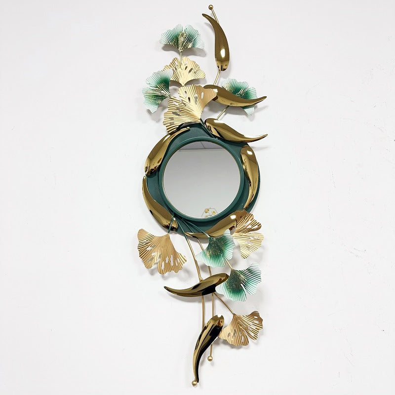 Floral-Inspired Decorative Wall Mirror Kalsten