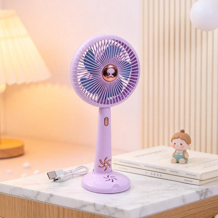 Ladies Portable USB Desk Fan with Flexible Tilt Kalsten