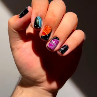 Trendy Ombre Nail Extensions Kalsten