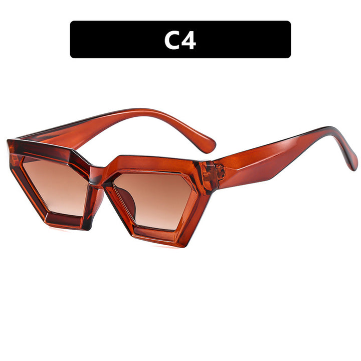 Ladies eye-catching sunglasses in unique hexagon design Kalsten