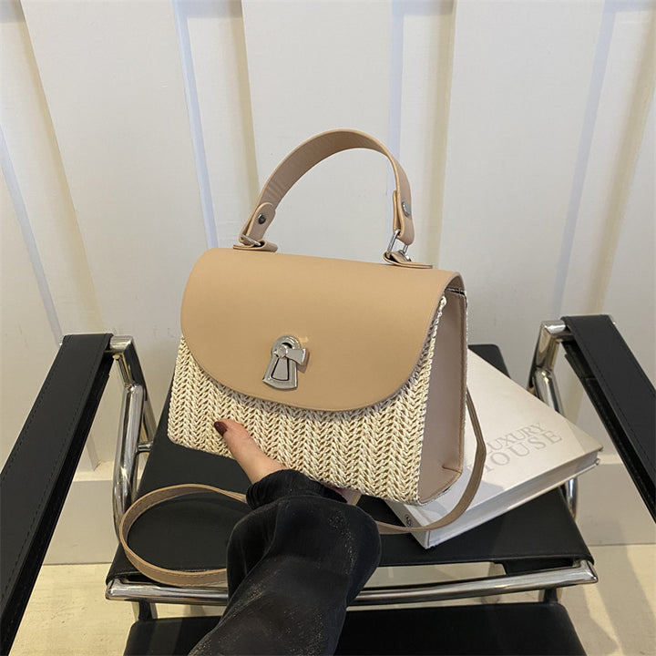 Elegant Handcrafted Straw Tote