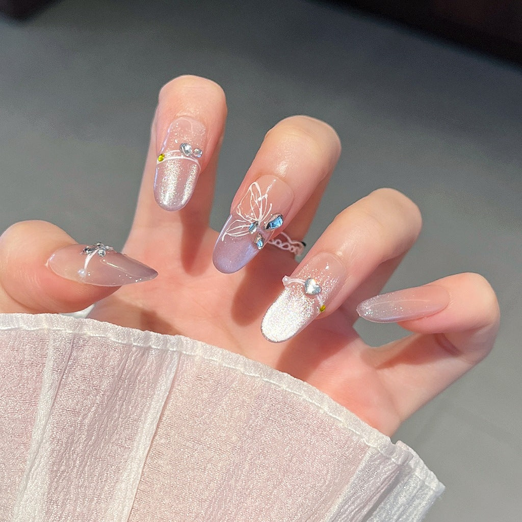 Decorative 3D Embellished Nail Extensions Kalsten