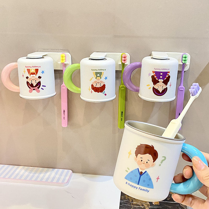 Wall cup holder with creative cartoon design Kalsten
