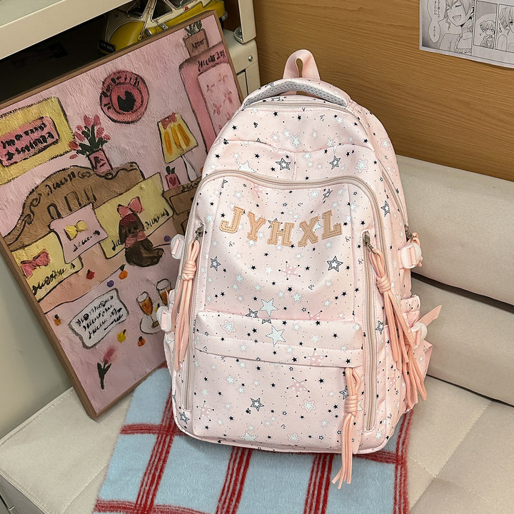Stylish Star-Printed Backpack Kalsten 1791205378