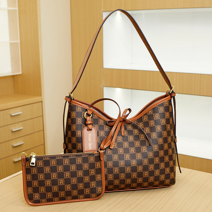 Designer Patterned Handbag Set