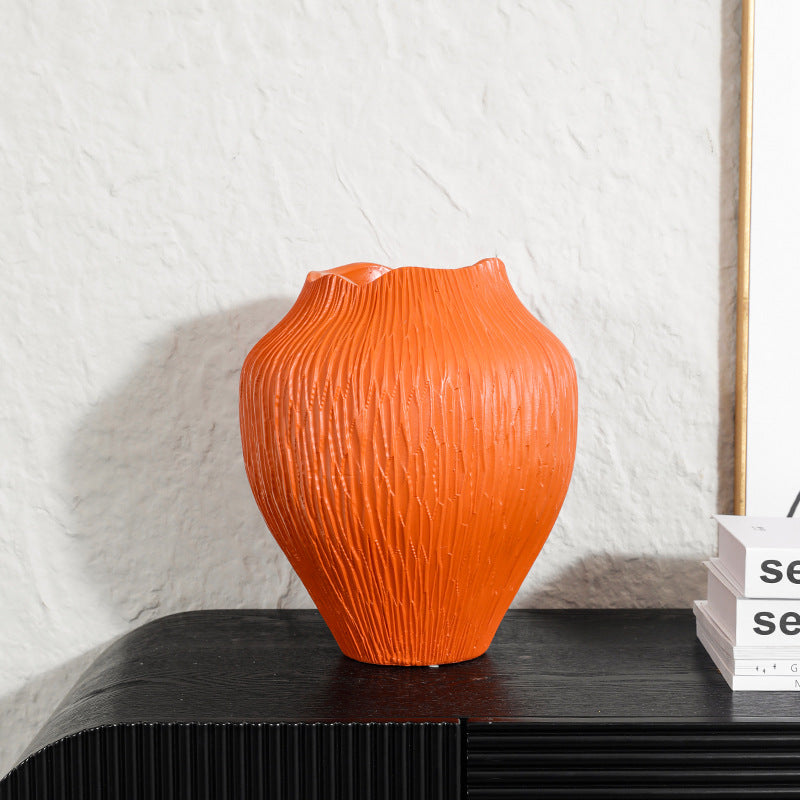Decorative Textured Ceramic Vase